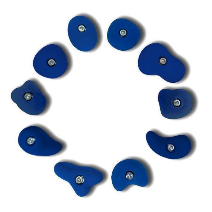 Bunte Kiga Klettergriffe als Erstausstattung oder Ergänzungsset.