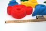 Bunte Kinderklettergriffe von hervorragender Qualität.